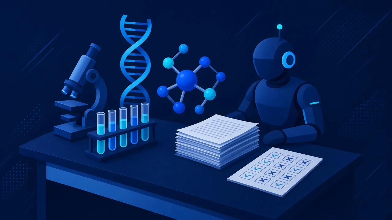 SCI-AGENT-EXAM grades AI agents on 120 expert research tasks, and the best clears the bar in about a quarter of runs